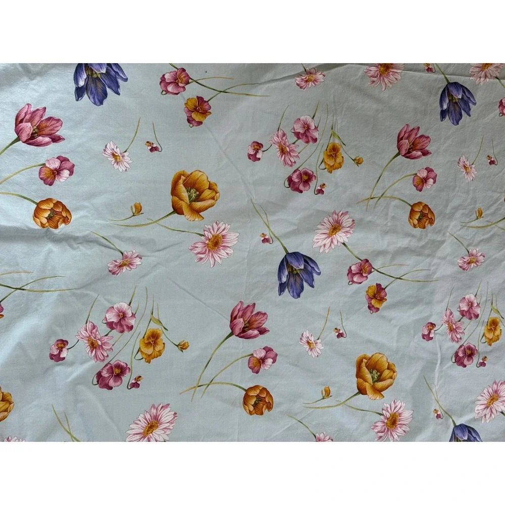 Cottimaryanne Italian Floral Striped Reversible Duvet Cover  Cottagecore Full